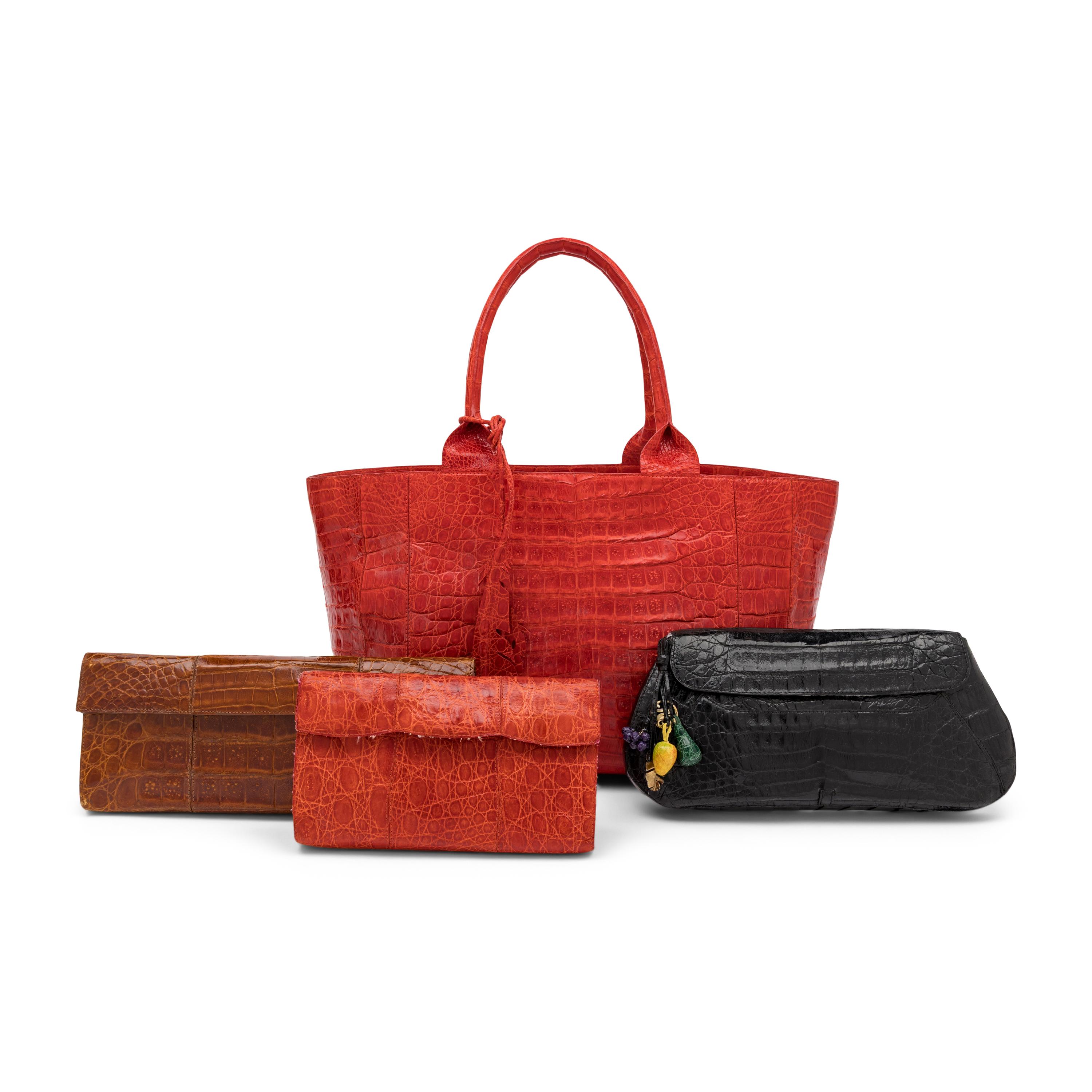 Nancy Gonzalez, Four Crocodile Bags