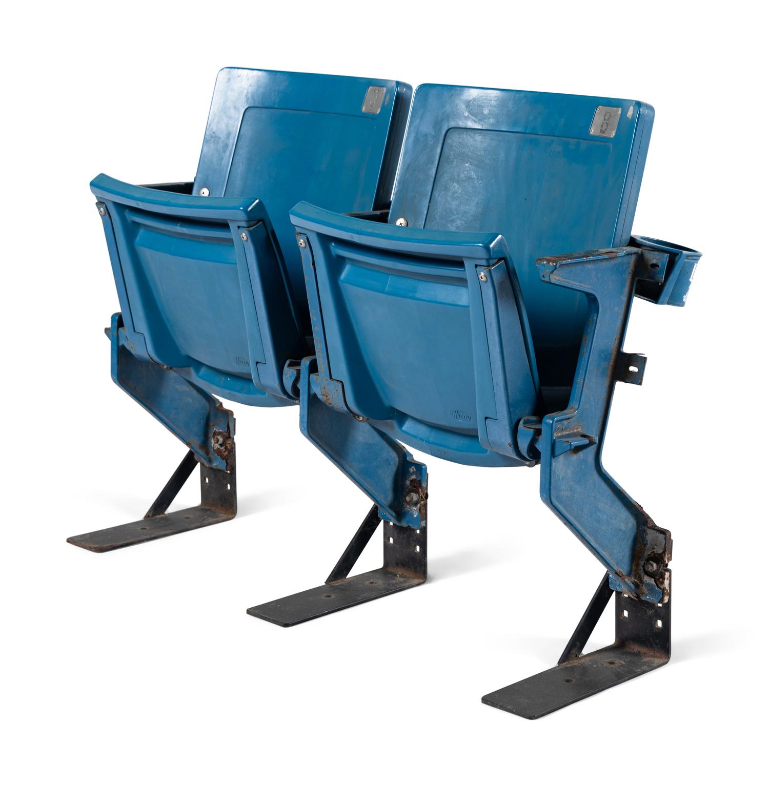 A Group of Chicago White Sox New Comiskey Park Stadium Seats Chairs