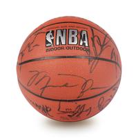 A 1995-96 NBA Champions Chicago Bulls Team Signed Autograph Basketball (Beckett Authentication Services Letter BAS Certified)