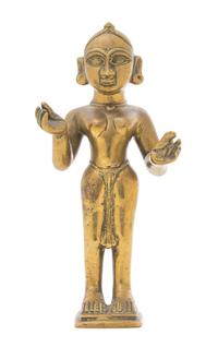 An Indian Bronze Figure Height 8 1/4 inches. — BENGAL, 18TH CENTURY