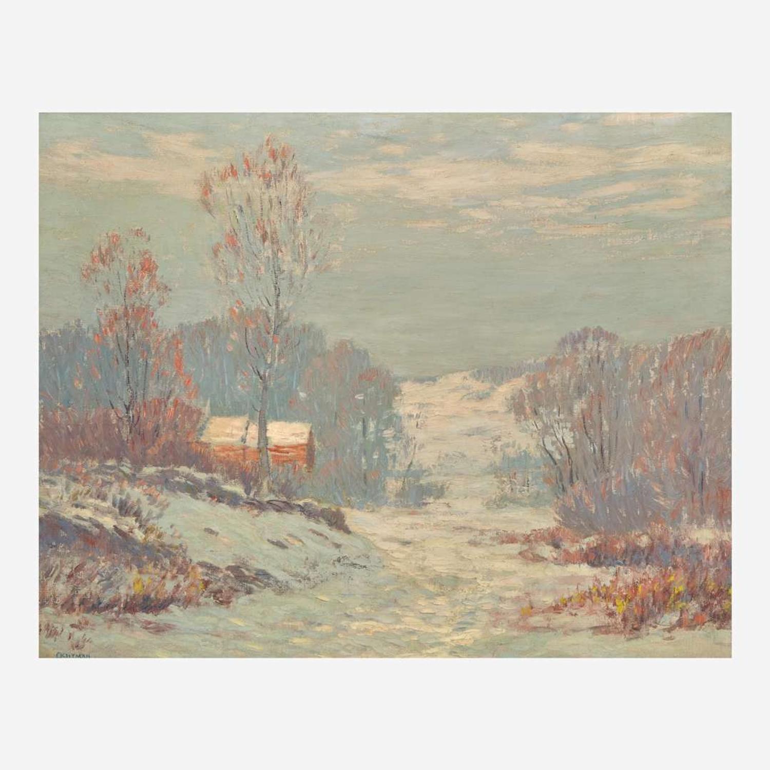 Leonard Ochtman (American, 1854–1935) Afternoon Light