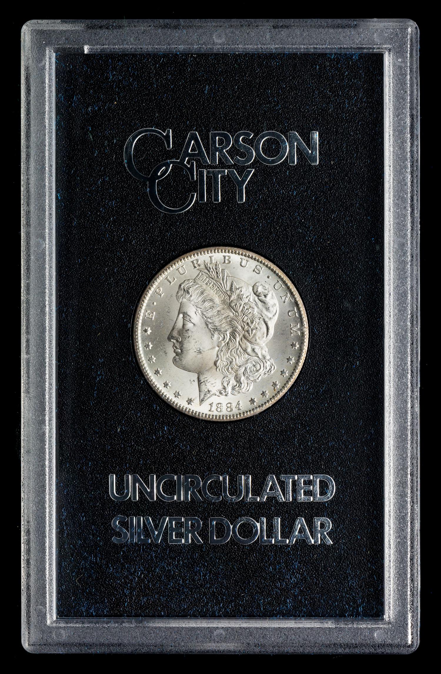 A United States 1884-CC GSA: Morgan Silver Dollar Coin