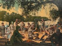 Pioneer Camp On The Platte River