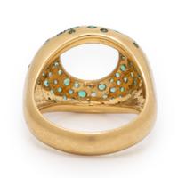 Nada Ghazal, 'Spellbound' 'Enchanted', Emerald and Yellow Gold Ring