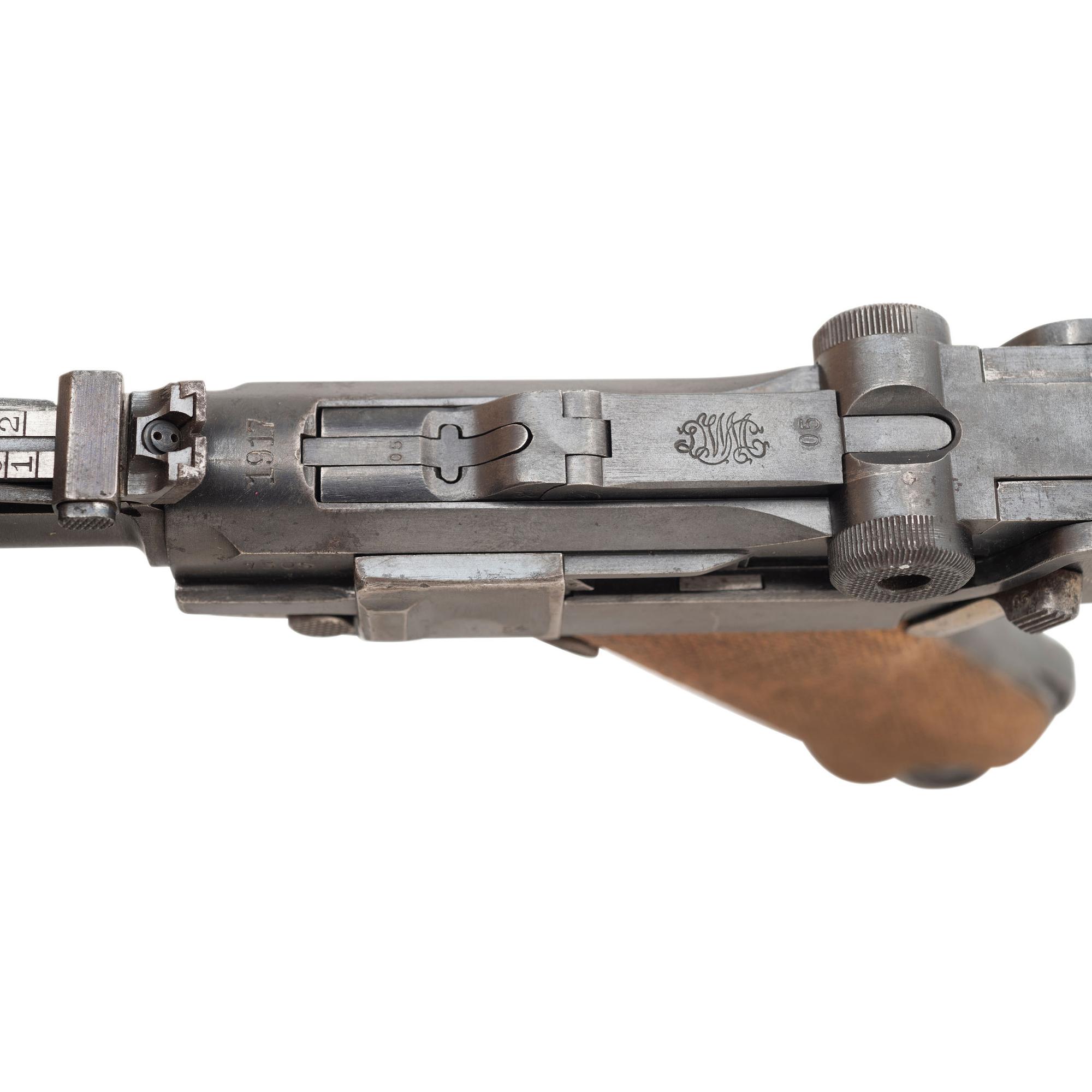 **Non-Matching DWM Model 1914 Artillery Luger Dated 1917