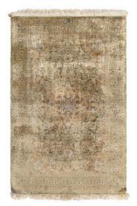 A Qom Silk Rug