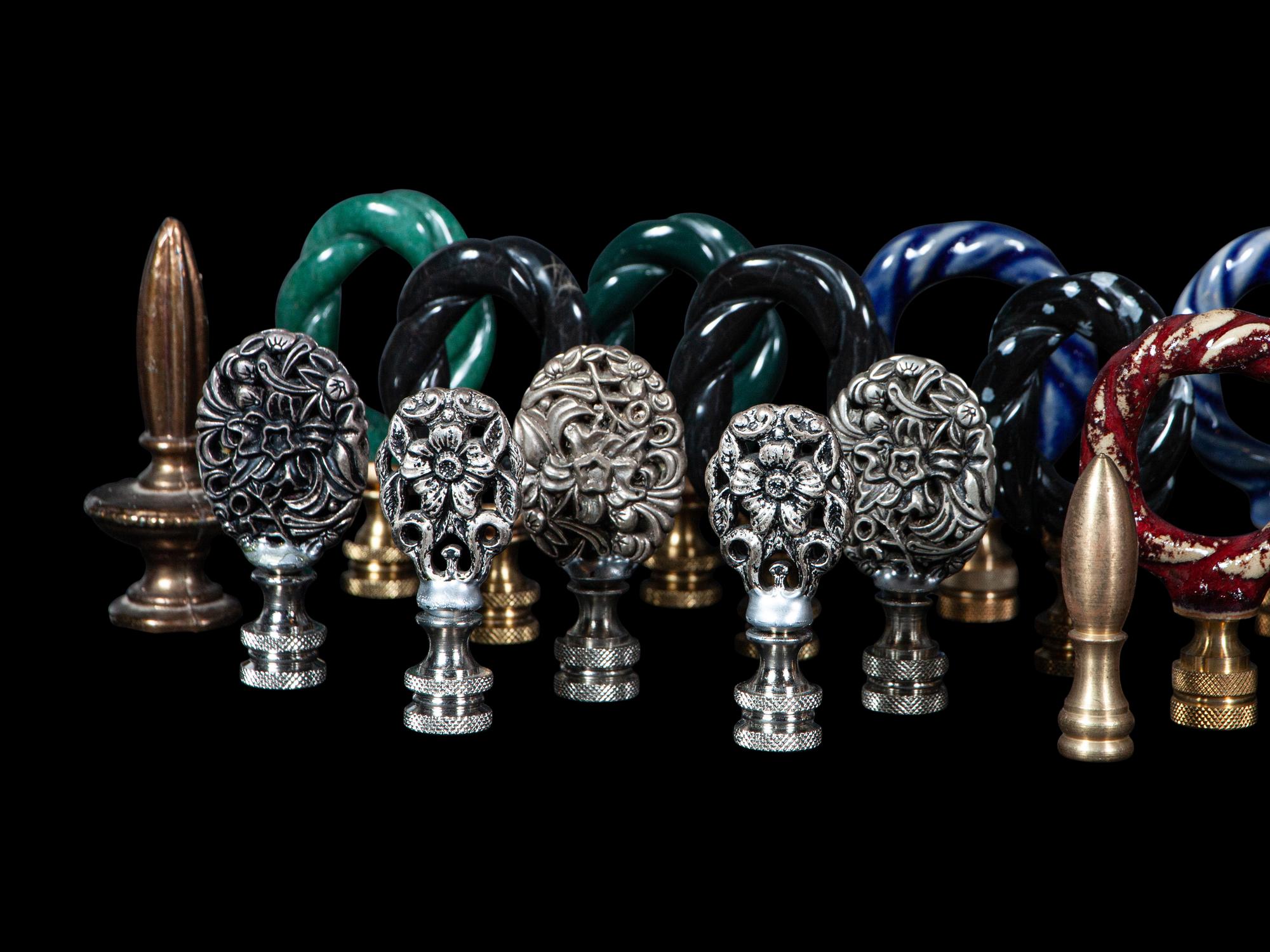 47 Chinese Lamp Finials