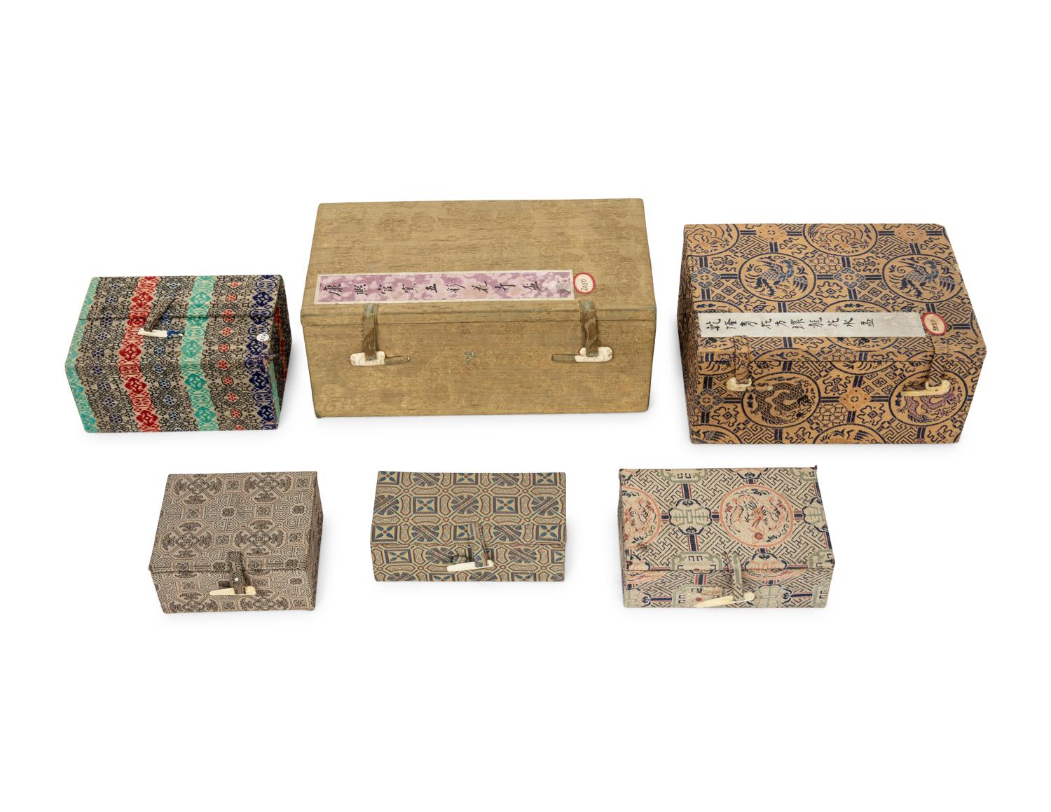 A Collection of Chinese Hardwood Stands and Boxes