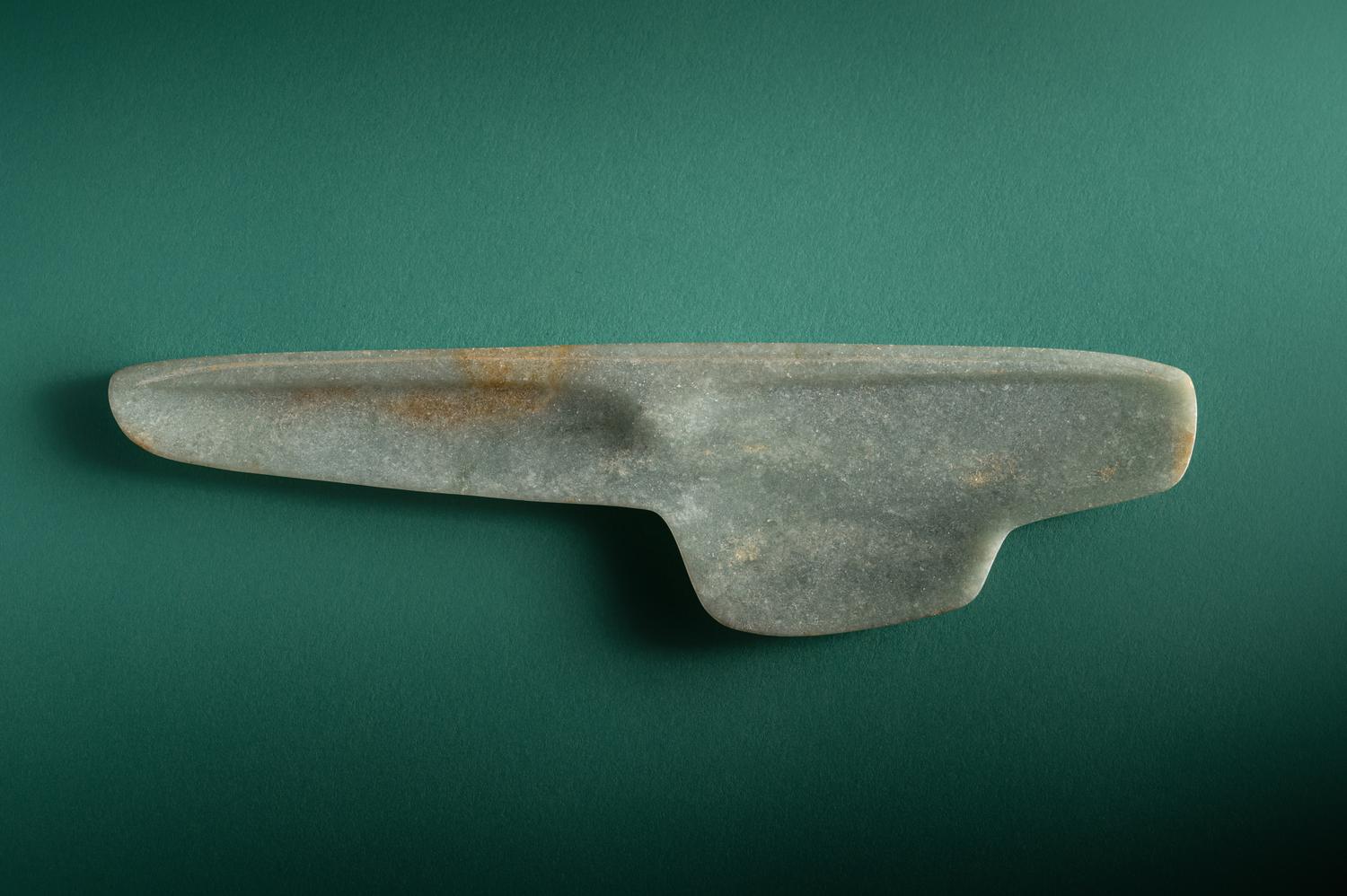 An Olmec Jade Spoon