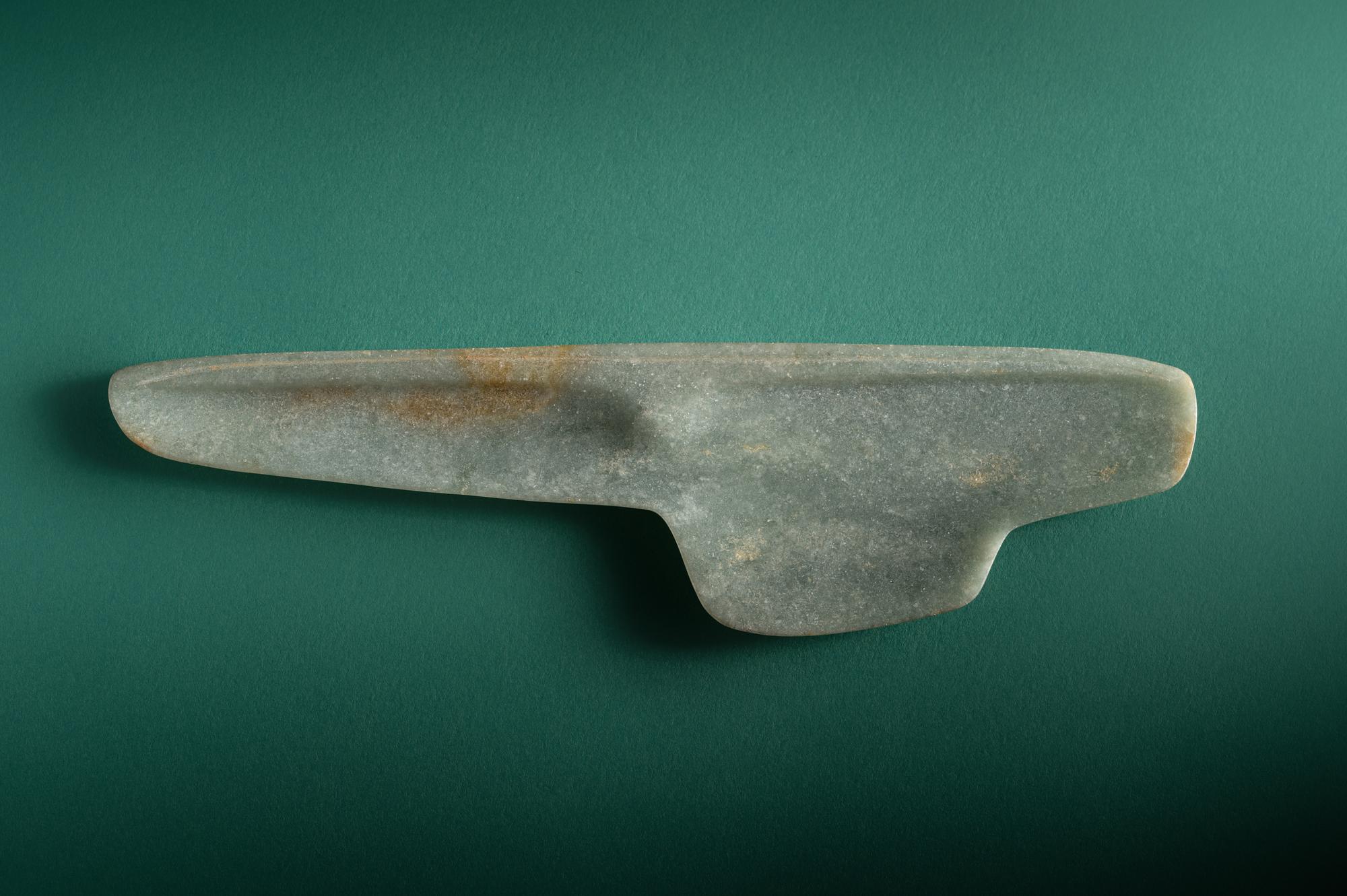 An Olmec Jade Spoon