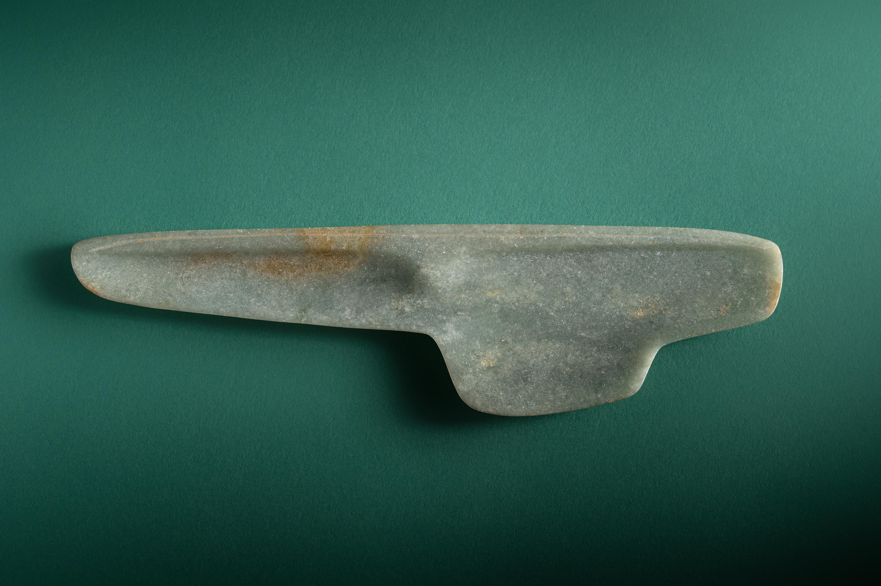 An Olmec Jade Spoon