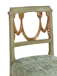 An Italian Painted and Parcel-Gilt Side Chair