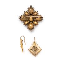 COLLECTION OF ANTIQUE GOLD-FILLED JEWELRY