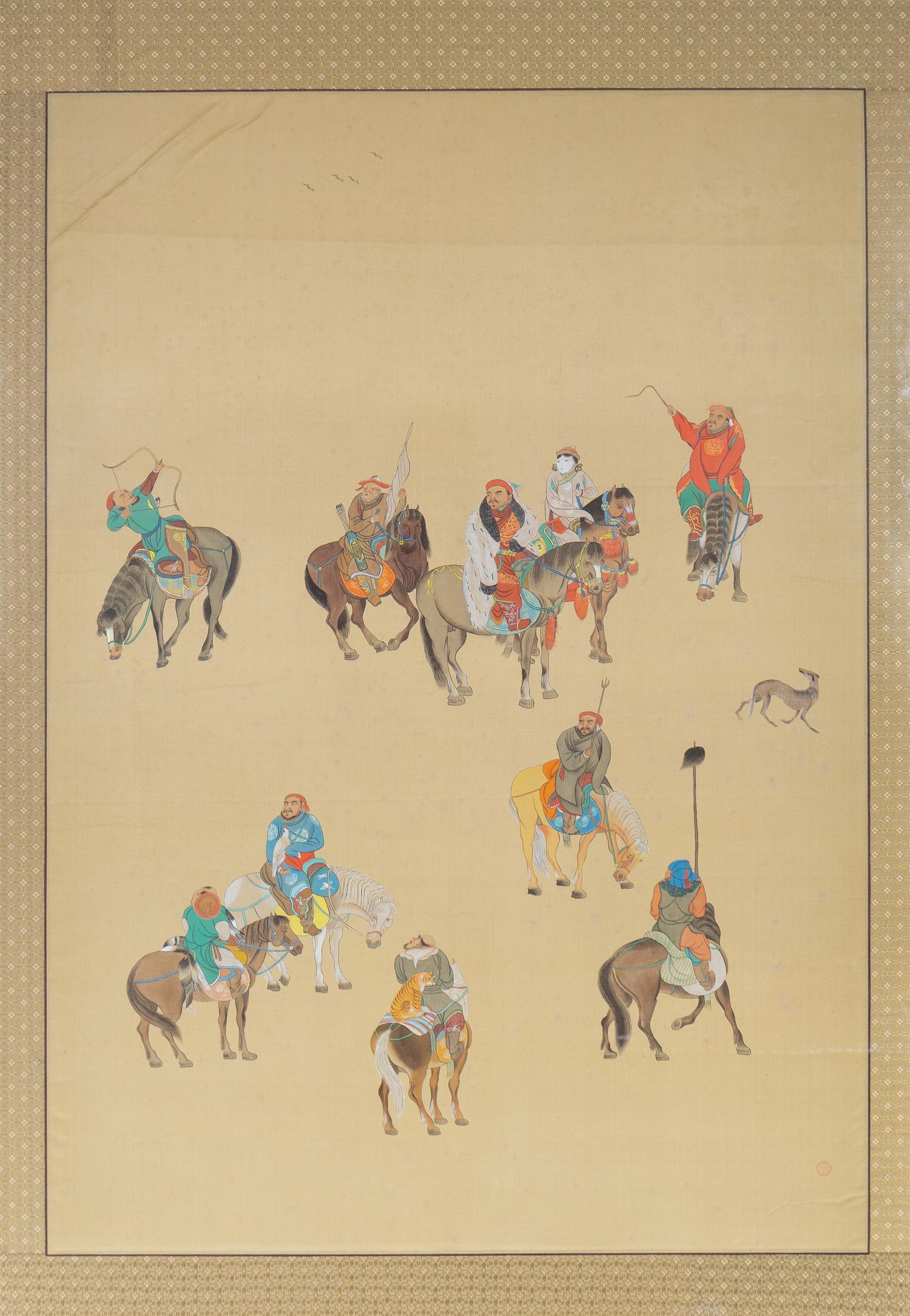 A Chinese Work on Silk — 20TH CENTURY