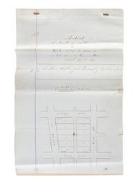 [CHICAGO]. Archive of letters and documents of Andrew B. JACKSON, founder of Rogers Park, IL, and his son Andrew JACKSON.