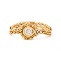 JAEGER-LECOULTRE FOR KUTCHINSKY, 18K YELLOW GOLD AND DIAMOND WATCH