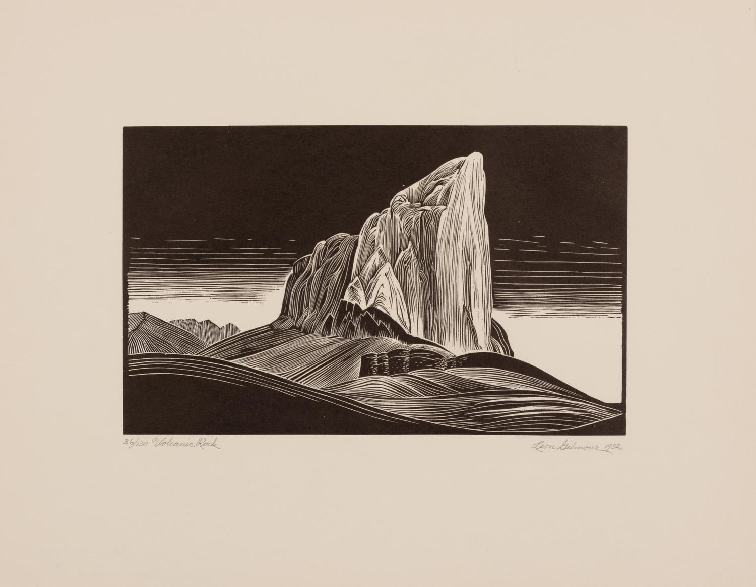 A pair of prints ( The Tree Topper; Volcanic Rock )