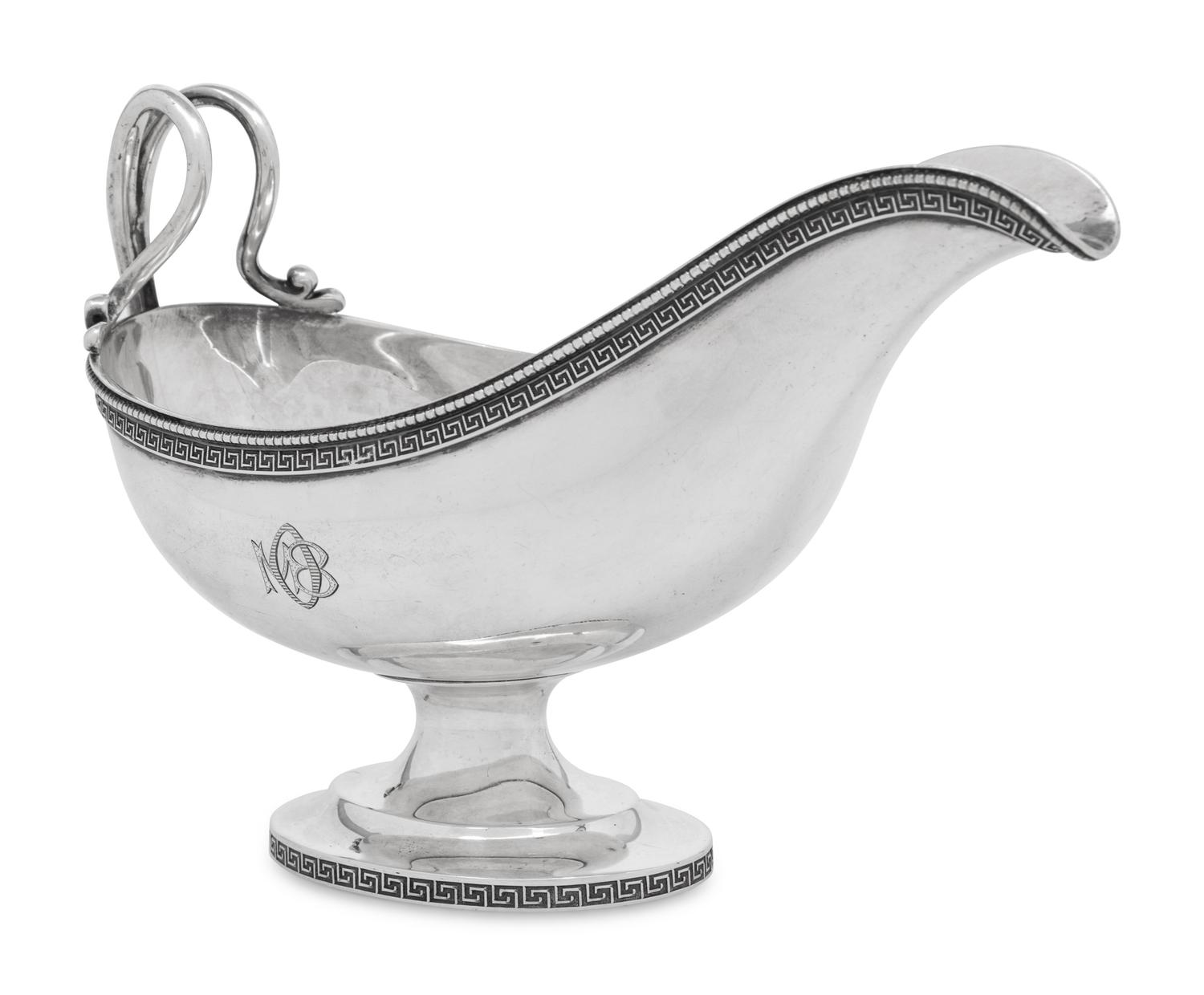 A Tiffany and Co. Silver Sauce Boat