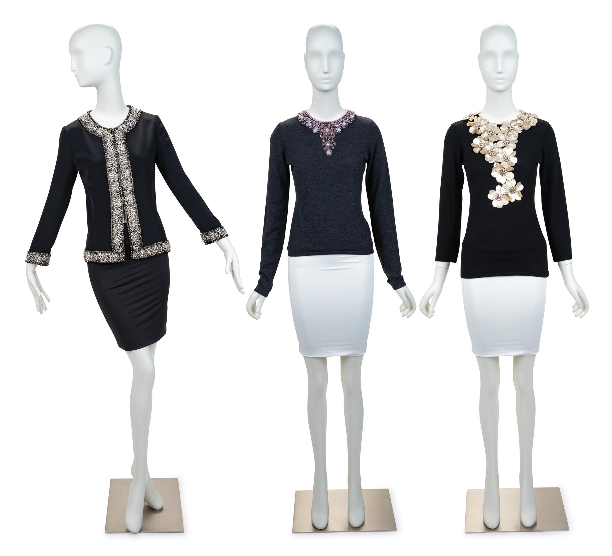 Three Naeem Khan Embroidered Pieces, 2000-10s
