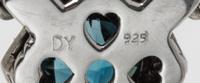 A Sterling Silver and Blue Topaz 'Renaissance' Enhancer/Pendant, David Yurman, 14.70 dwts.