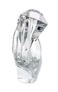 A Baccarat Glass Table Ornament Height 9 1/2 inches. — DESIGNED BY ROBERT RIGOT