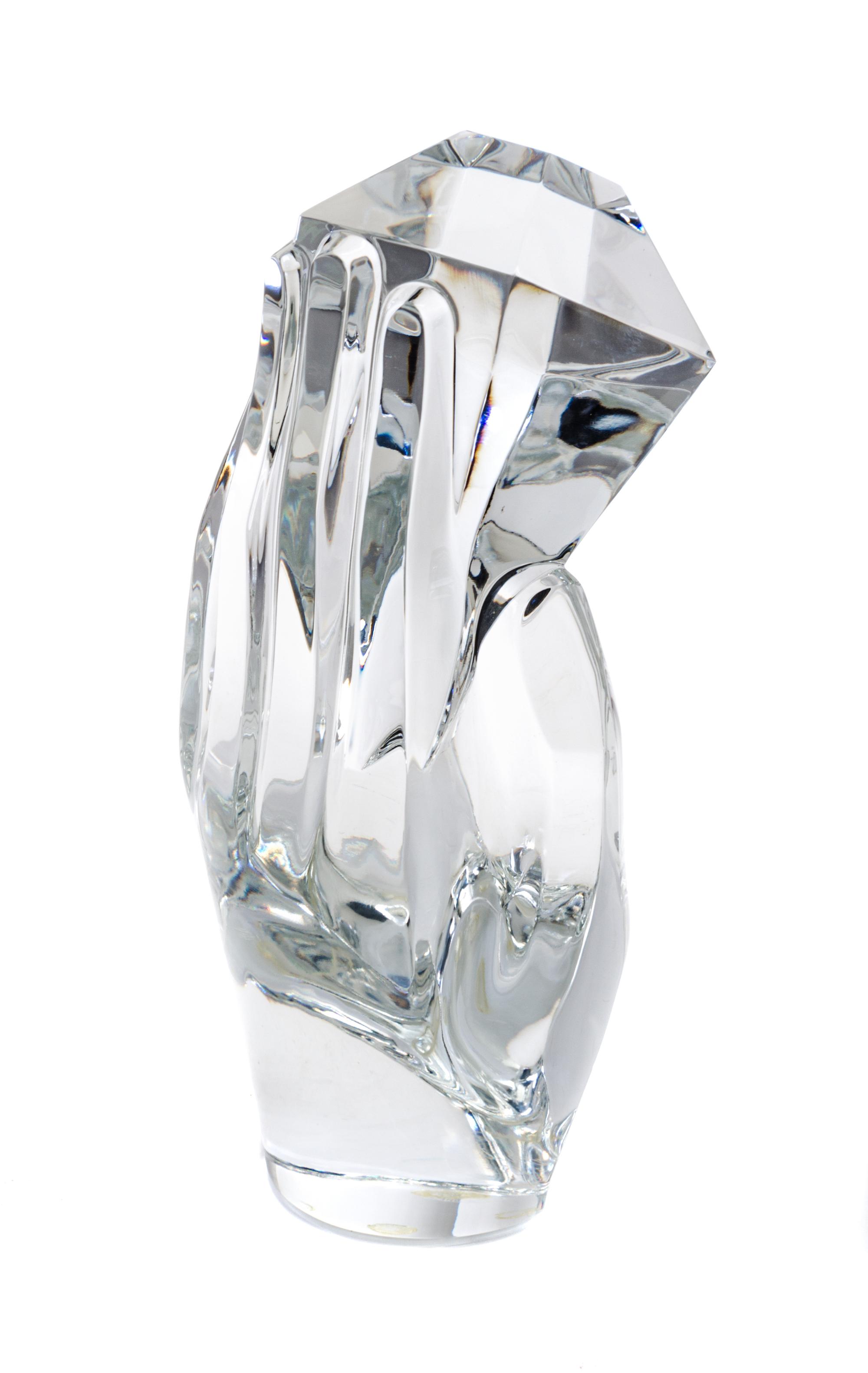 A Baccarat Glass Table Ornament Height 9 1/2 inches. — DESIGNED BY ROBERT RIGOT