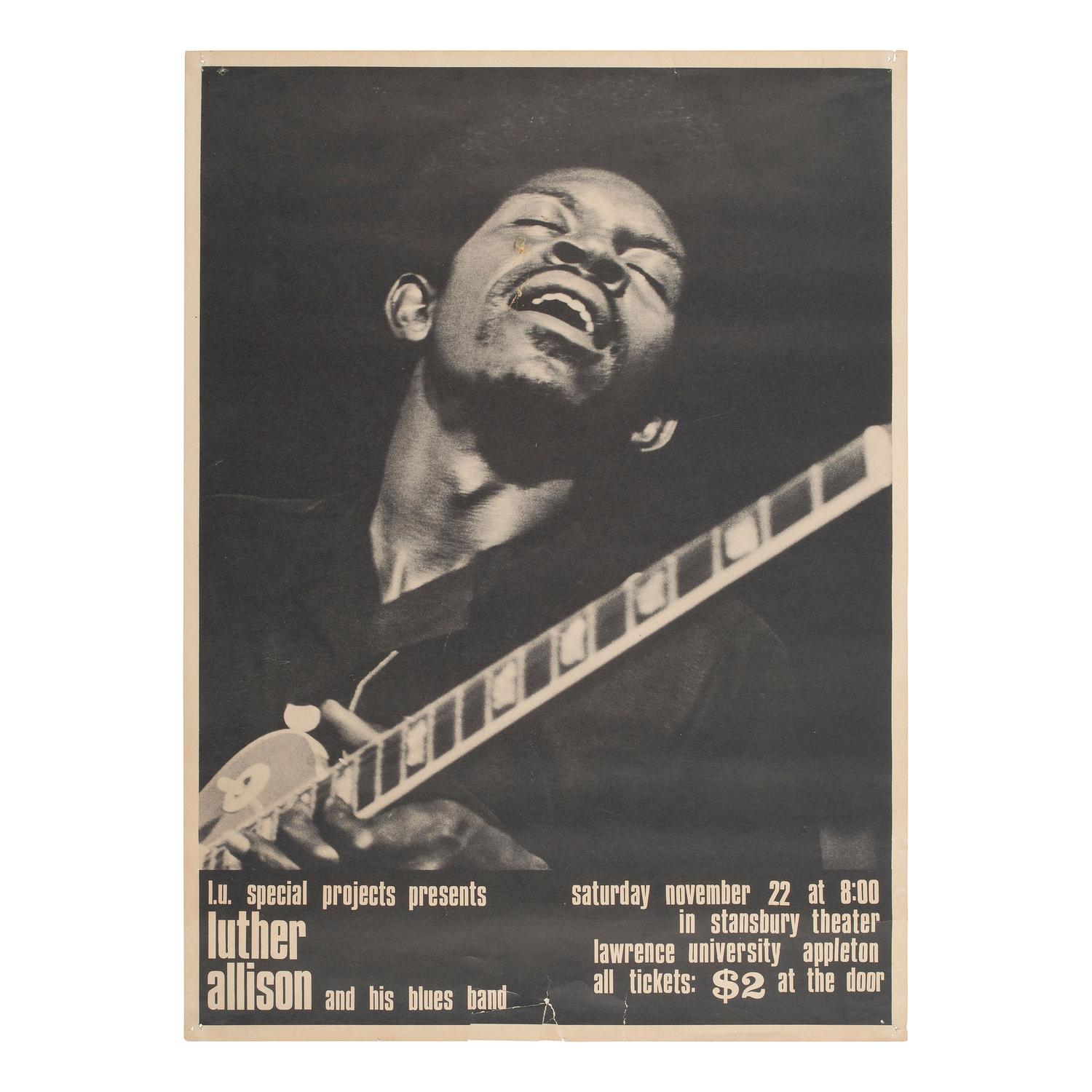 [Music] Group of Six Posters Promoting Blues Acts, incl. Bobby "Blue" Band and Victoria Spivey
