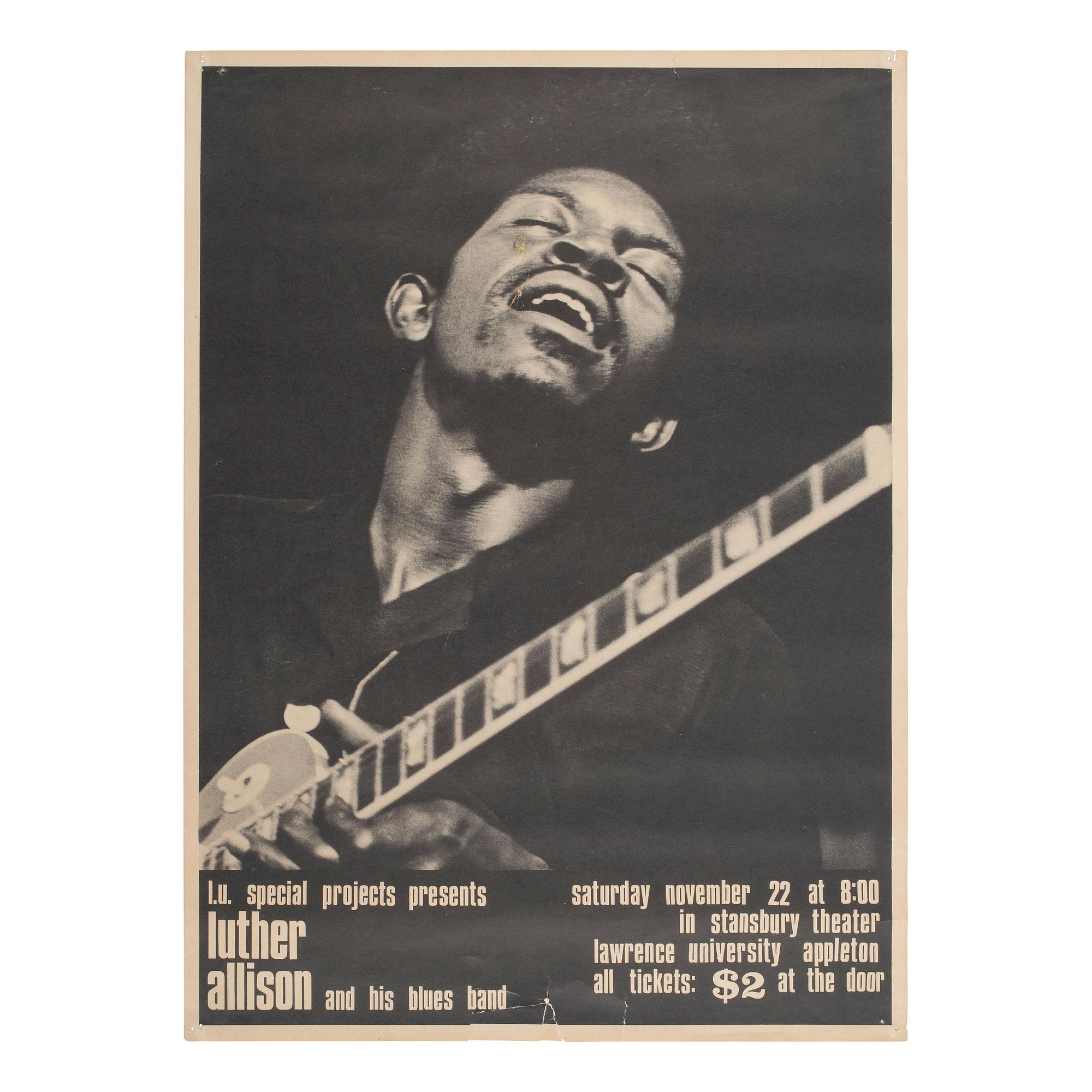 [Music] Group of Six Posters Promoting Blues Acts, incl. Bobby "Blue" Band and Victoria Spivey