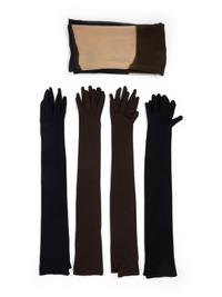 Five Ralph Rucci Accessories: Four Knit Gloves, One Scarf, 2000-10s