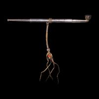 A Tibetan Silver Pipe, 19th/Early 20th century — 晚清-民國 藏式銀烟管