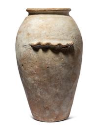 An Egyptian Pottery Snake Jar