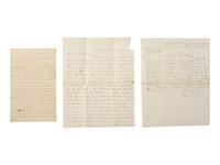 [ENSLAVEMENT & ABOLITION]. A northern preacher's letters concerning teaching soldiers from the 15th United States Colored Infantry Regiment as well as students at a freedmen's school in Nashville, Tennessee. 1863-1864.