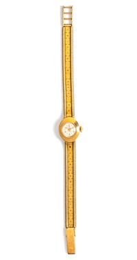 An 18 Karat Yellow Gold Wristwatch, Bucherer,