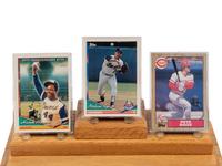 A Kings of Baseball Signed Autograph Display Featuring Pete Rose, Nolan Ryan and Hank Aaron (Beckett Authentication Services Letter),