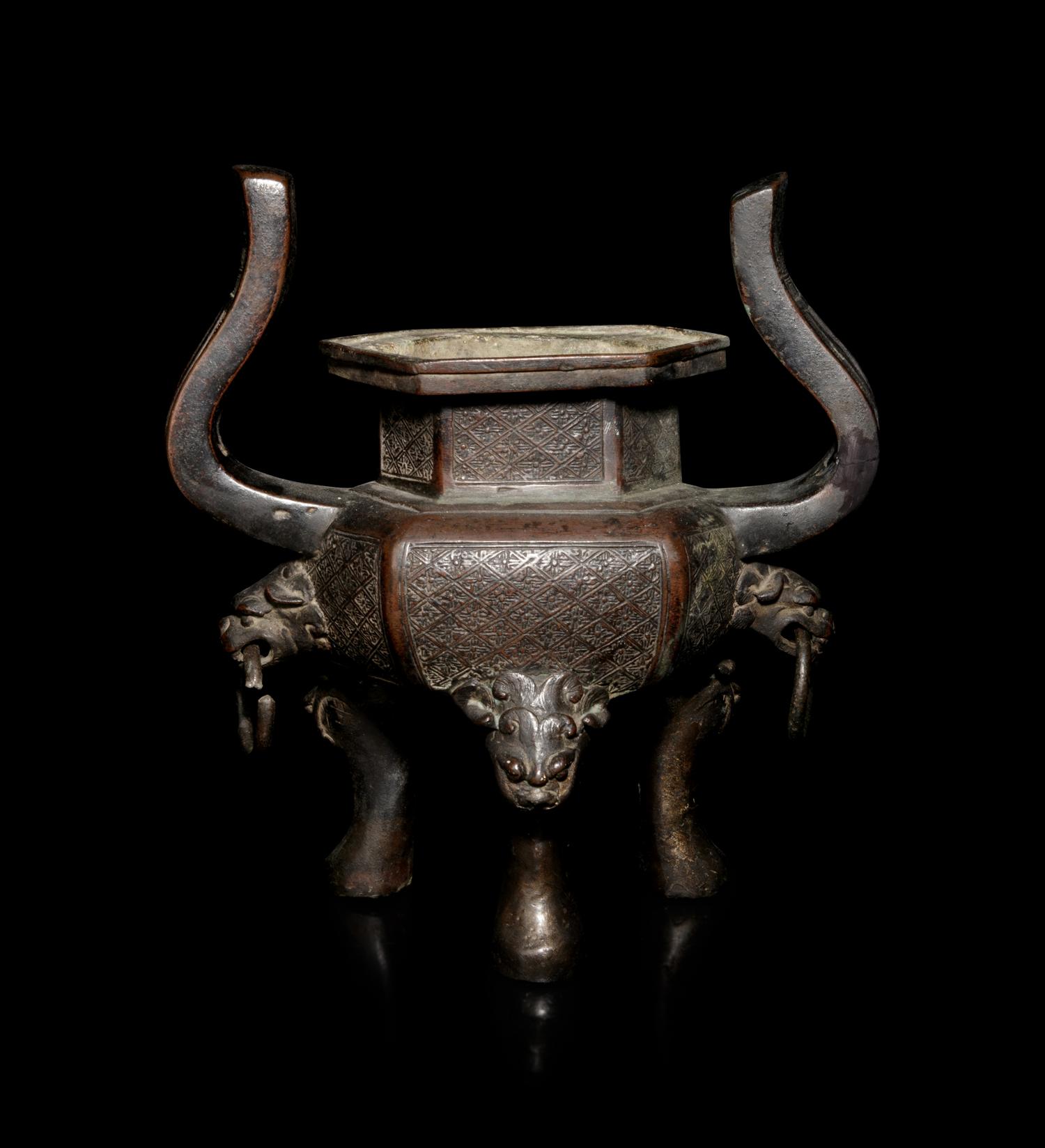 A Chinese Bronze Incense Burner