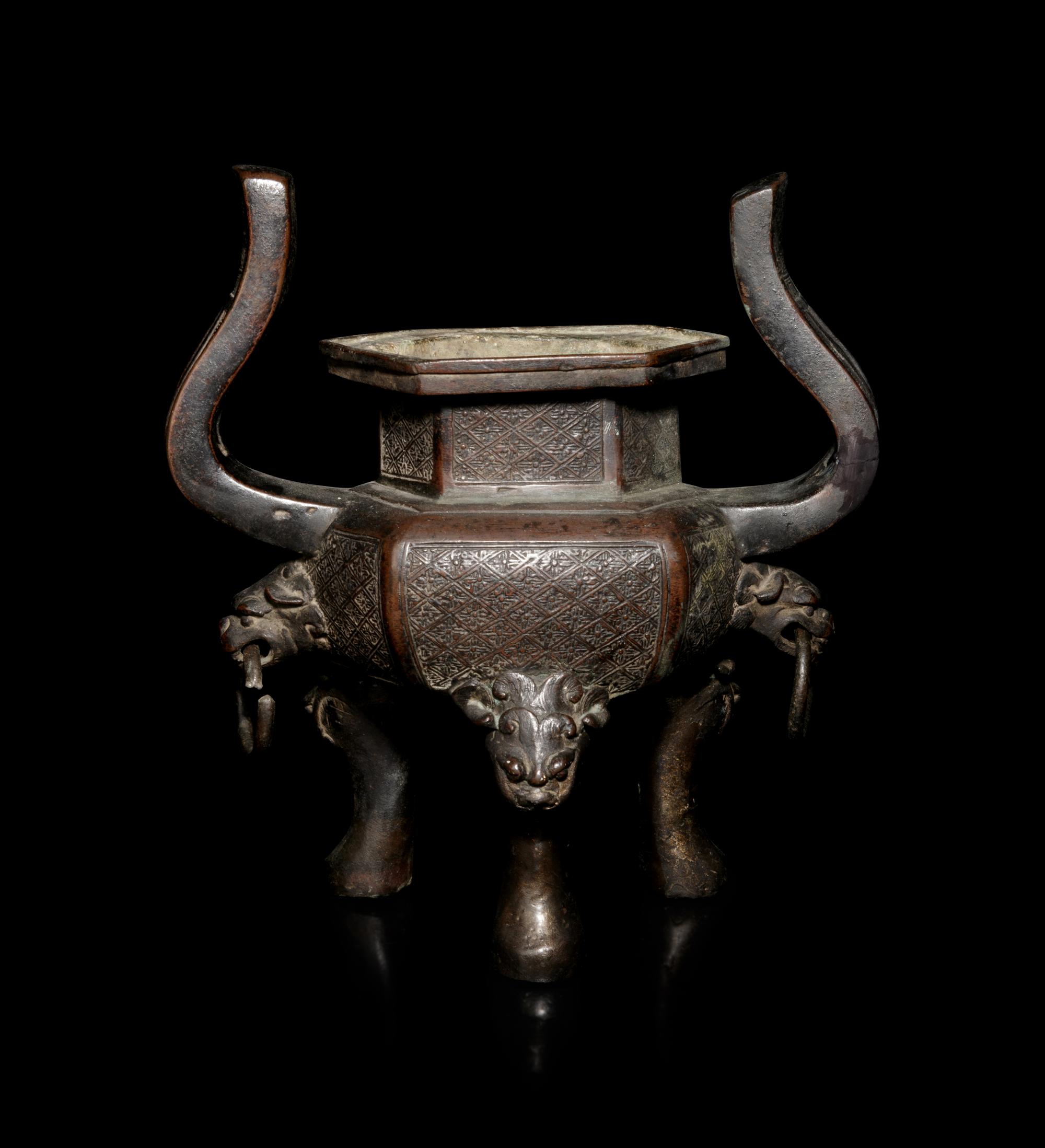 A Chinese Bronze Incense Burner