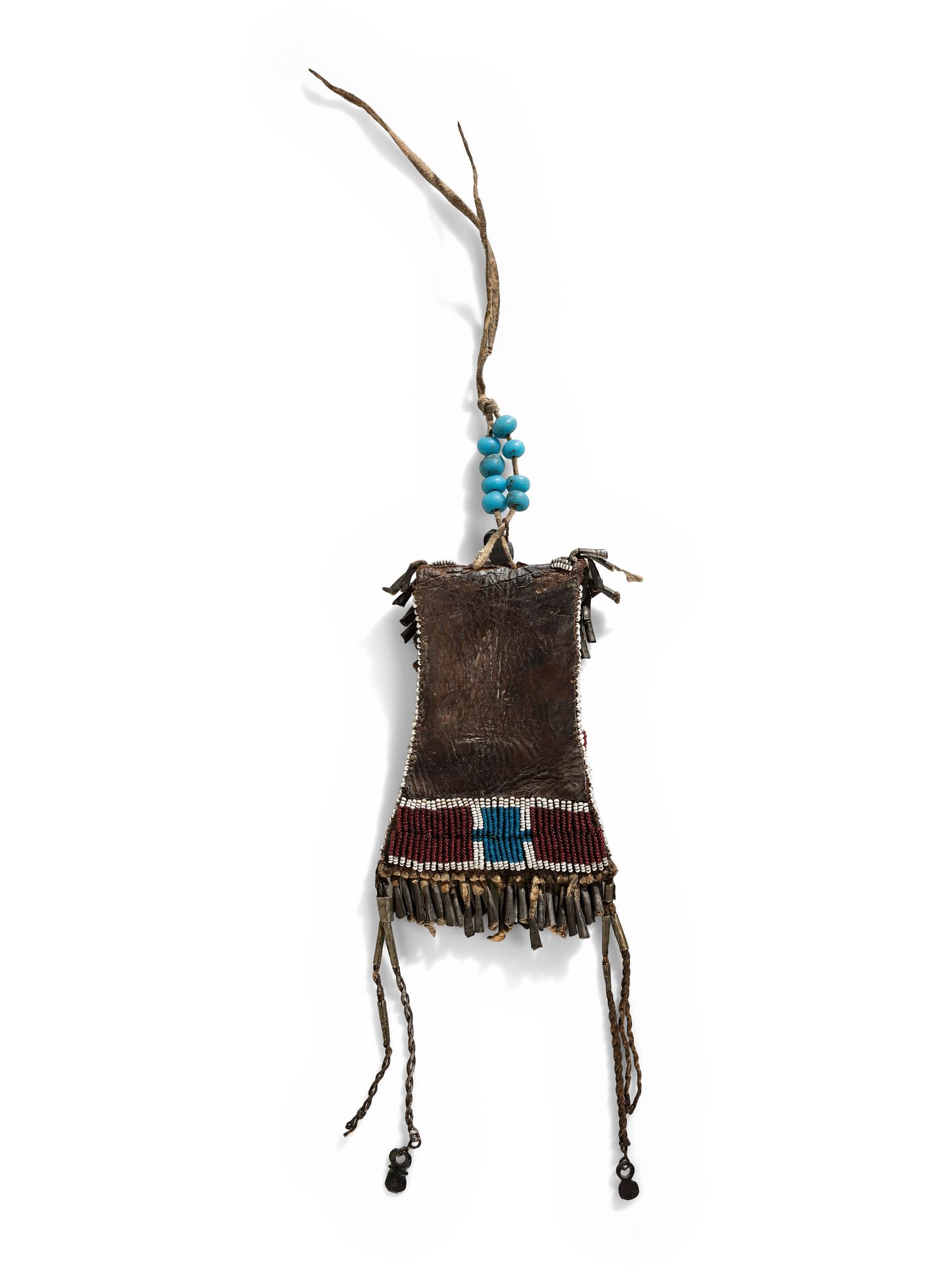 Kiowa Beaded Strike-a-Light Bag