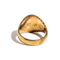 A Neoclassical Gold and Carnelian Finger Ring with the Portrait Head of a Woman