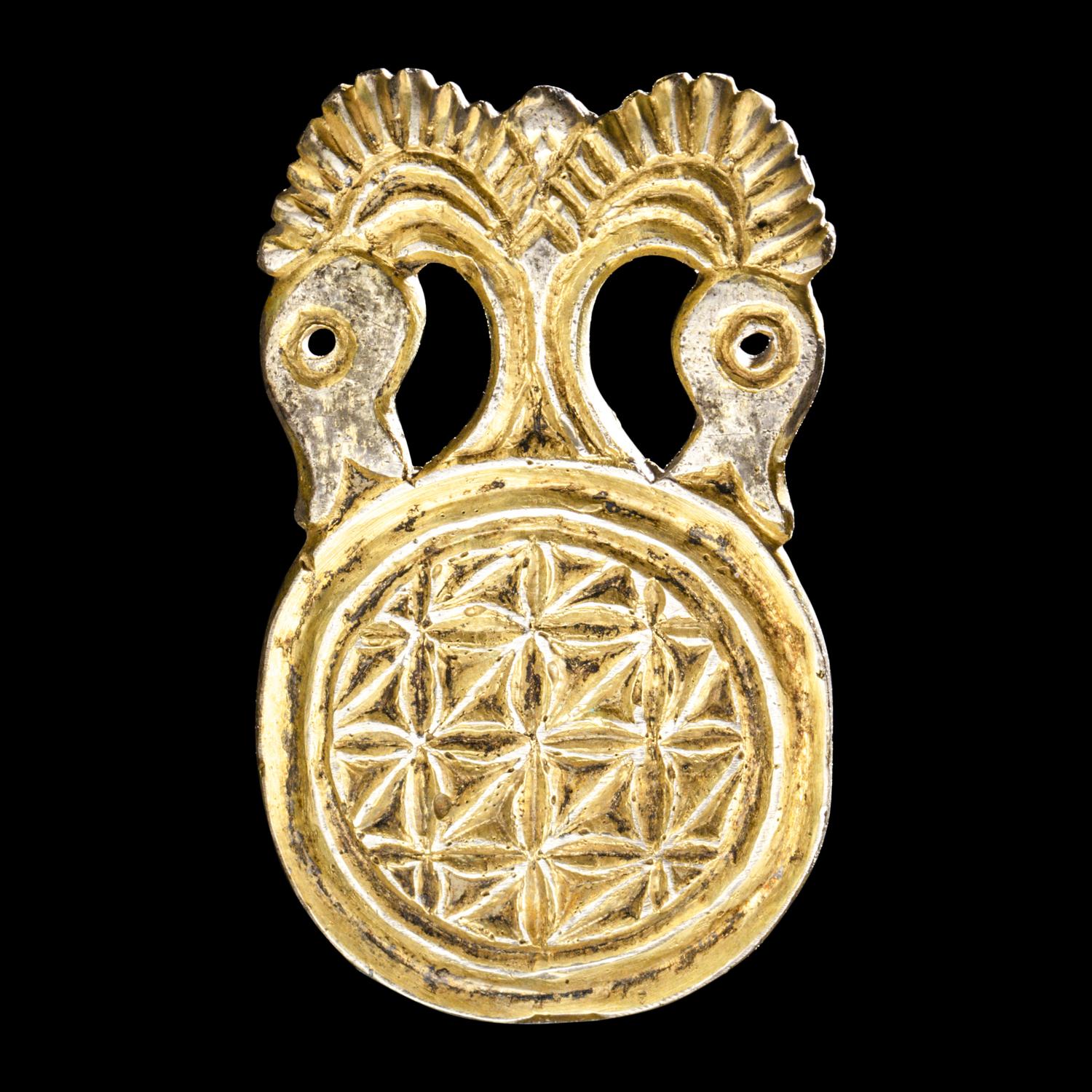 A Late Roman Gilt-Silver Belt Fitting