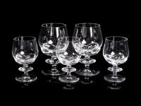 A Collection of Lalique Blois Stemware