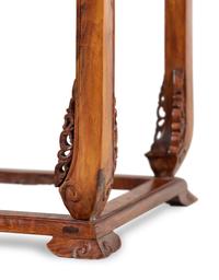 A Chinese Hardwood Side Stand, Fangji, Possibly Huanghuali, 20th Century 近代 或爲黃花梨方几