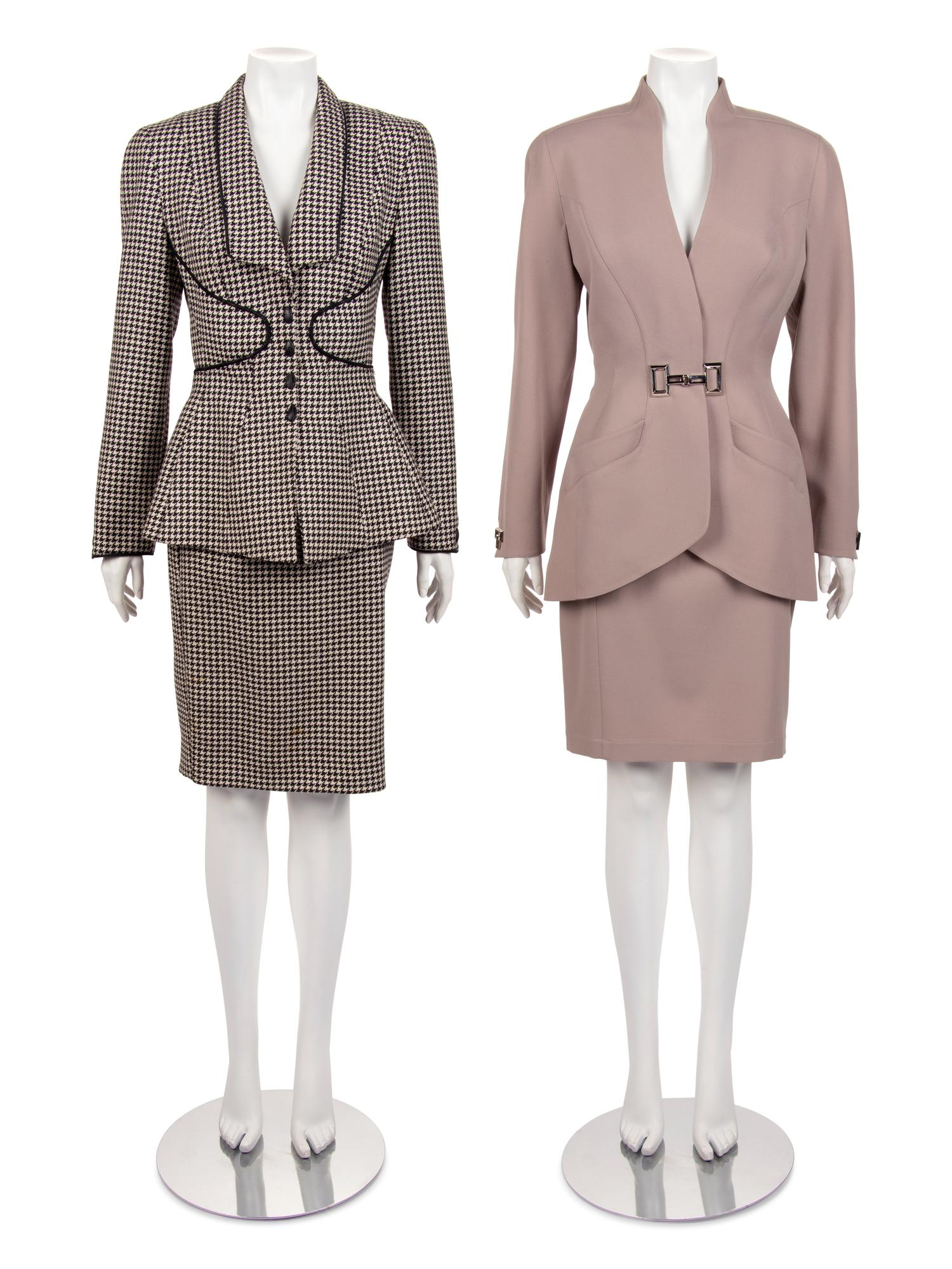 Two Thierry Mugler Skirt Suits, 1985-95