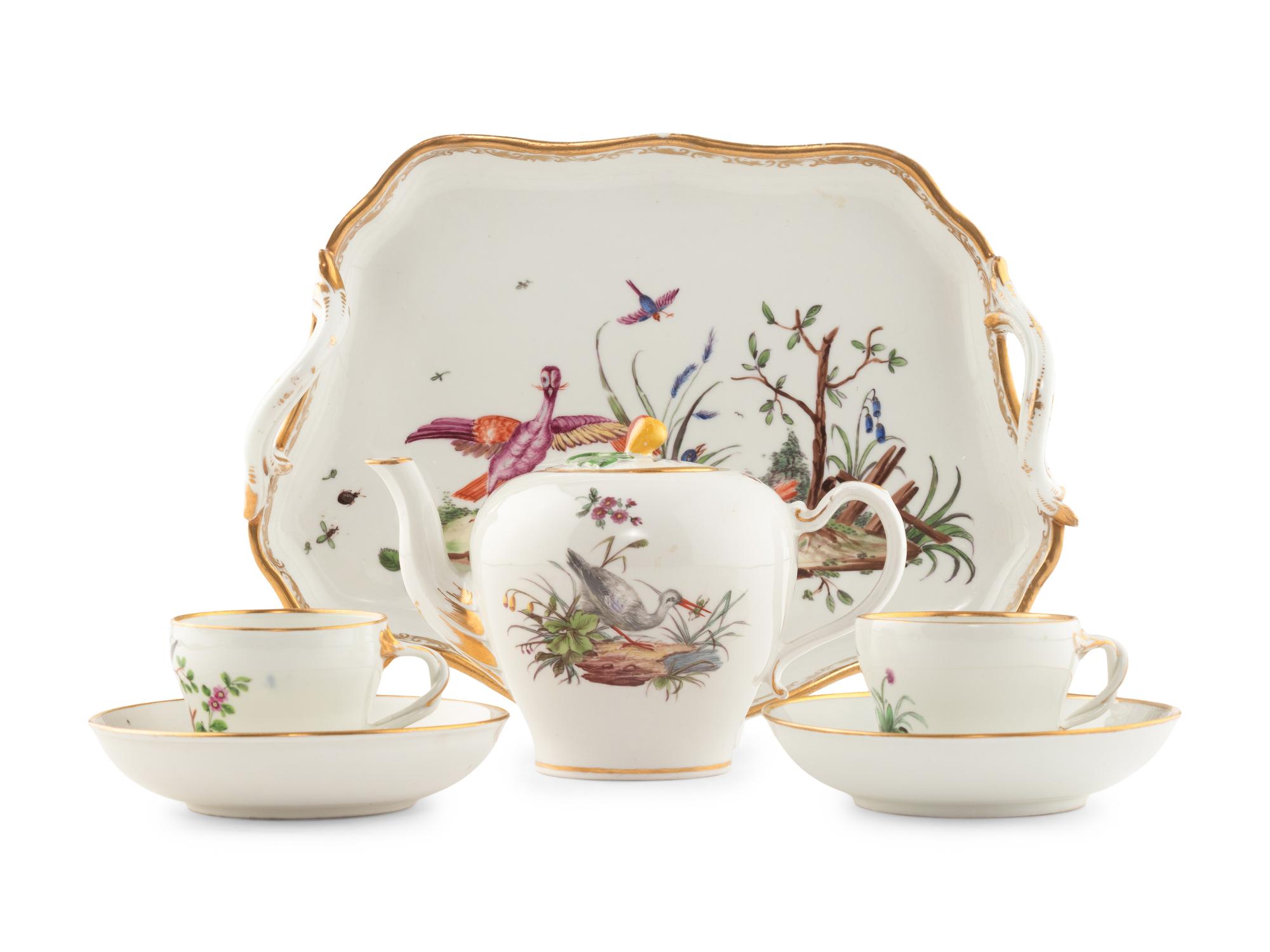 A Vienna Porcelain Tête-à-Tête