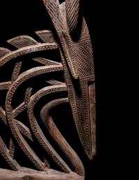 A Bamana Wood Antelope (Chiwara)