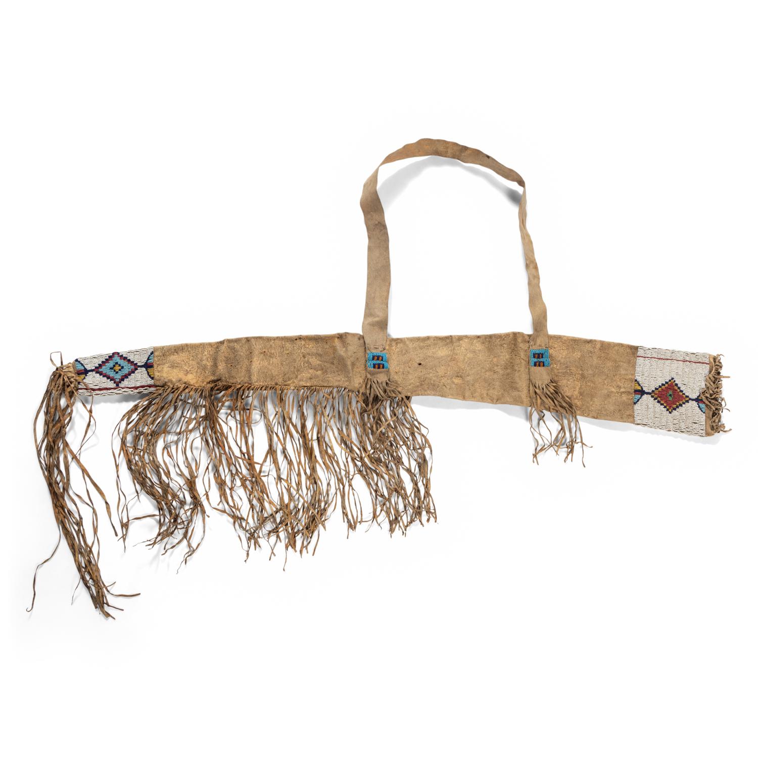 Sioux Beaded Hide Rifle Scabbard
