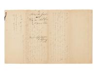 LINCOLN, Abraham (1809-1865). A group of 3 autograph documents in Lincoln's hand relating to the legal case Mary Ann Jacobus vs. Kitchell & Kitchell. Tazewell County, Illinois, 1851.