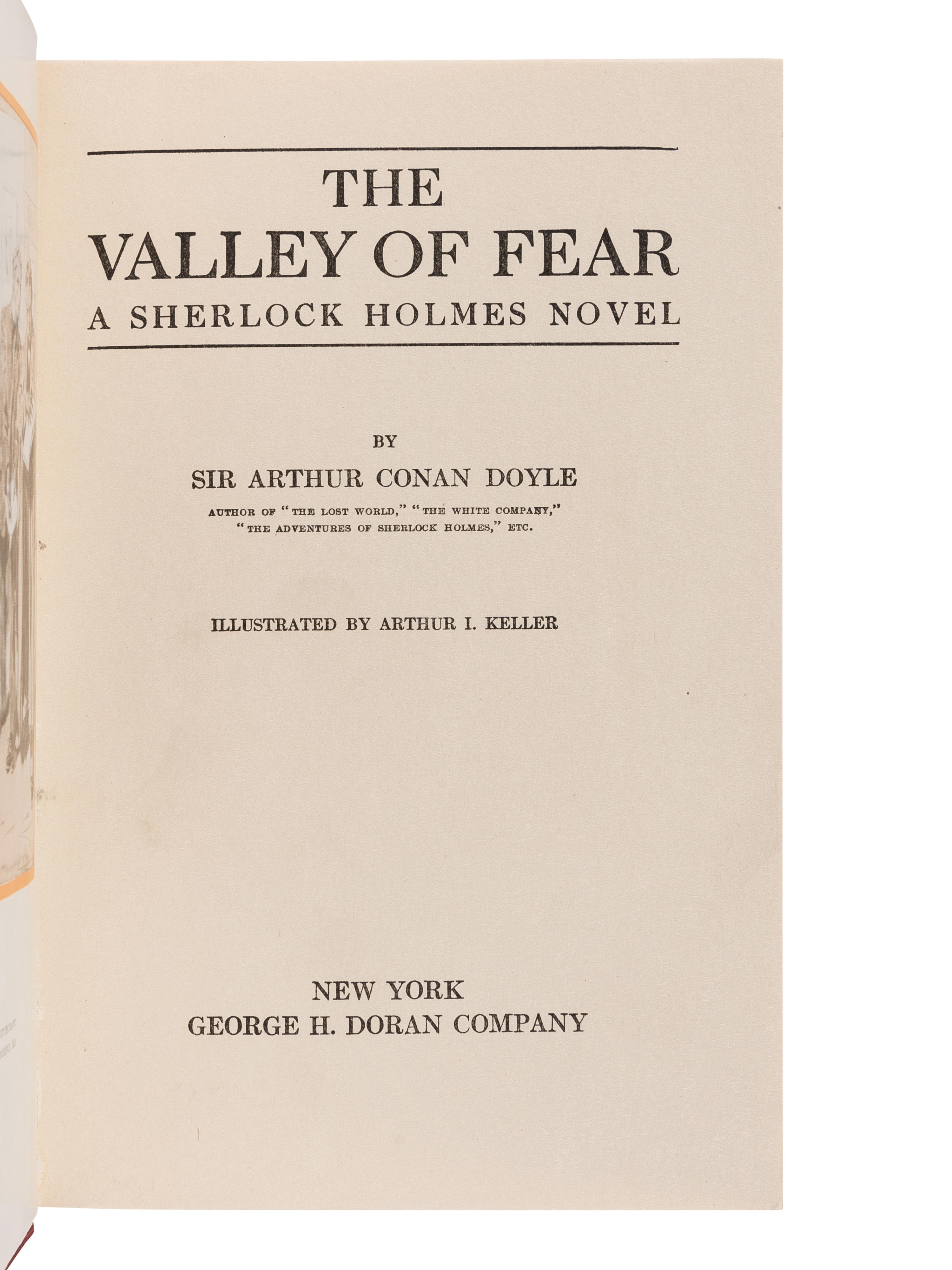 DOYLE, Arthur Conan, Sir (1859-1930). The Valley of Fear . New York: George H. Duran, 1914.