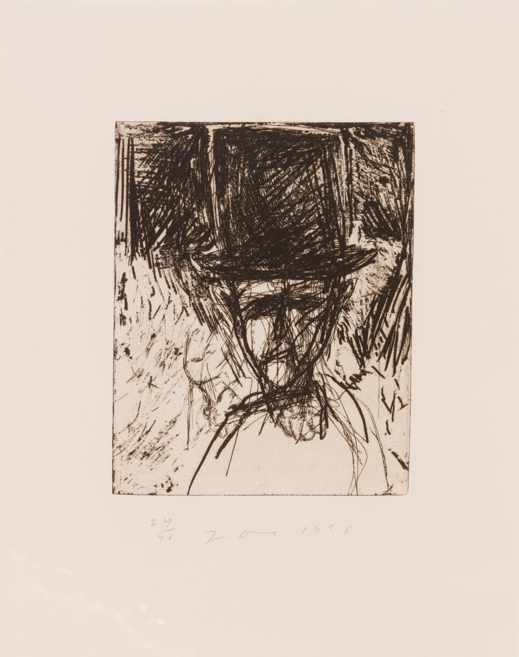 Jim Dine, (American, b. 1935), Nine Studies for Winter Dream, 1995 (a portfolio of 9 framed prints)