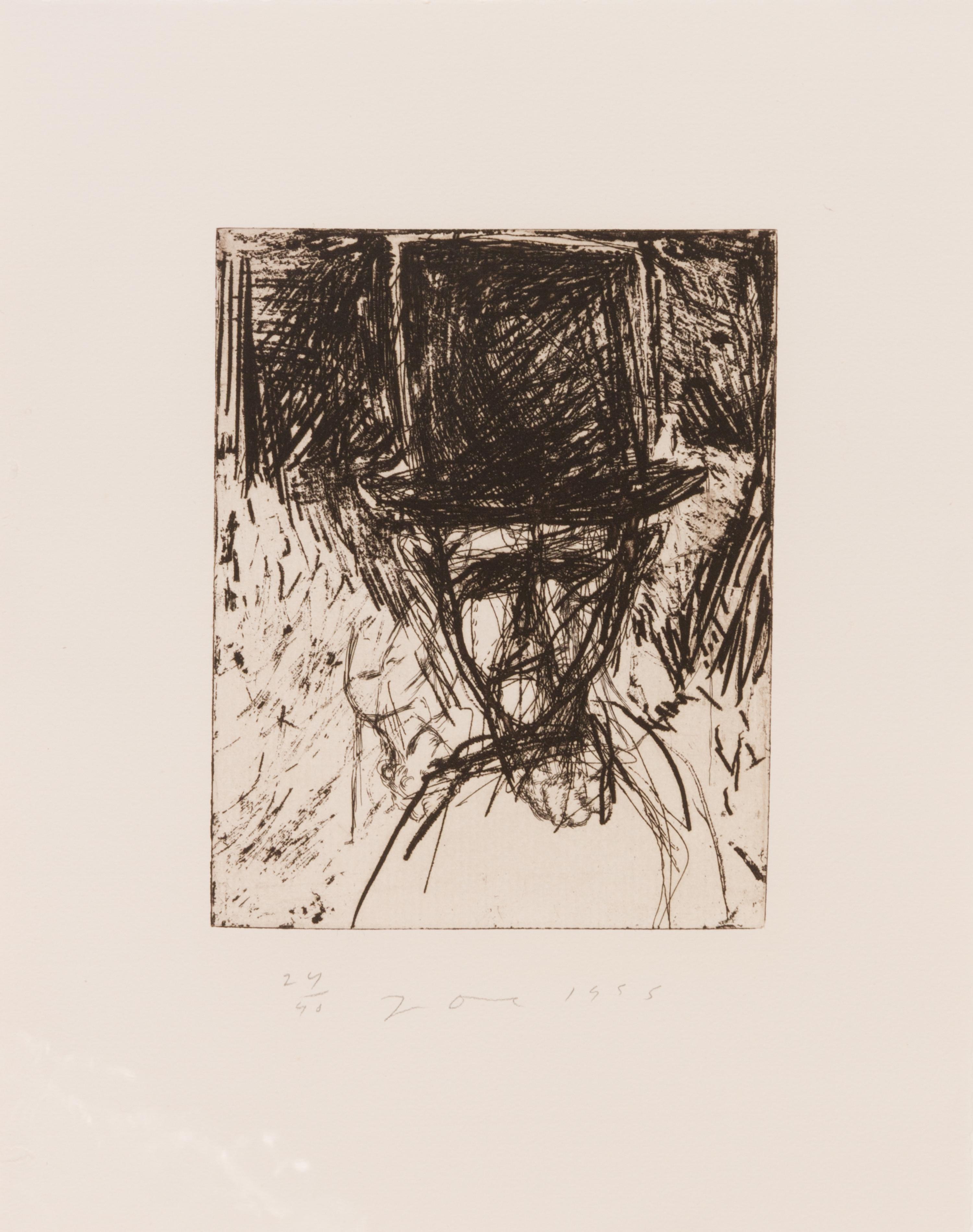 Jim Dine, (American, b. 1935), Nine Studies for Winter Dream, 1995 (a portfolio of 9 framed prints)