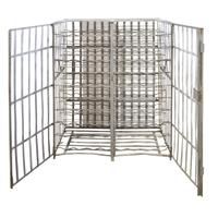 A Wrought Iron Wine Safe 36" W x 22" D x 45.5" H — France, 19th Century